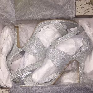 Audrey Brooke “Becca” Silver Heels